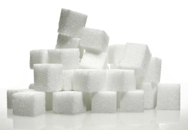 stacked sugar cubes